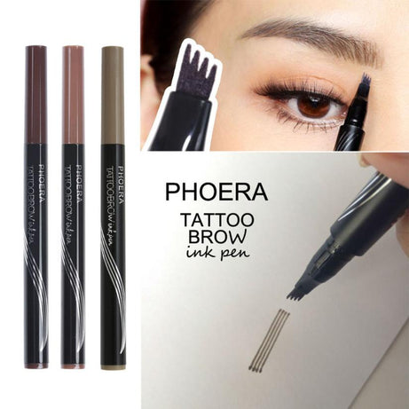 New Long Lasting Ultra-Fine Four-Comb Eyebrow Pencil