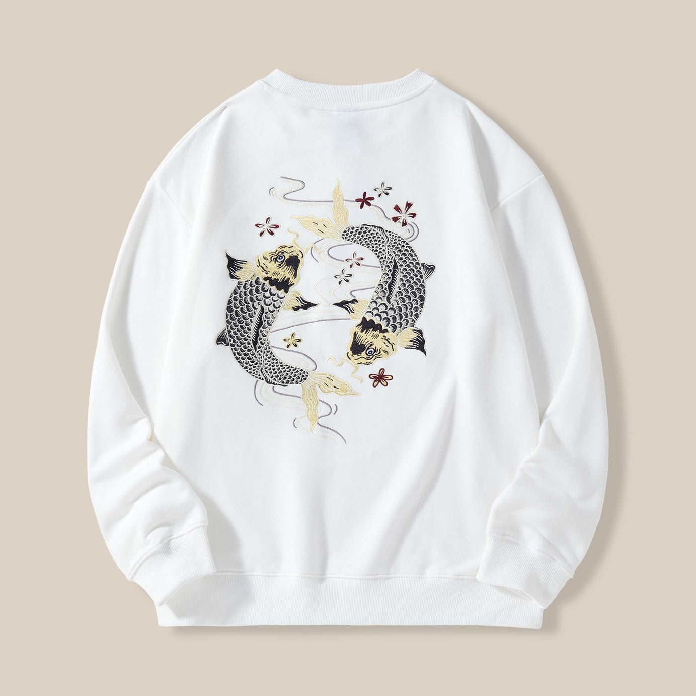 Koi  Men's Sweatshirt Chinese Style Pure Cotton