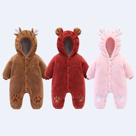 Newborn Baby One-Piece Winter Romper