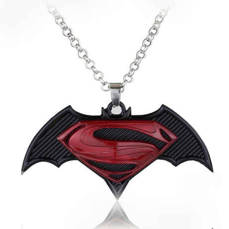 Super Hero Batman & Super Man necklace