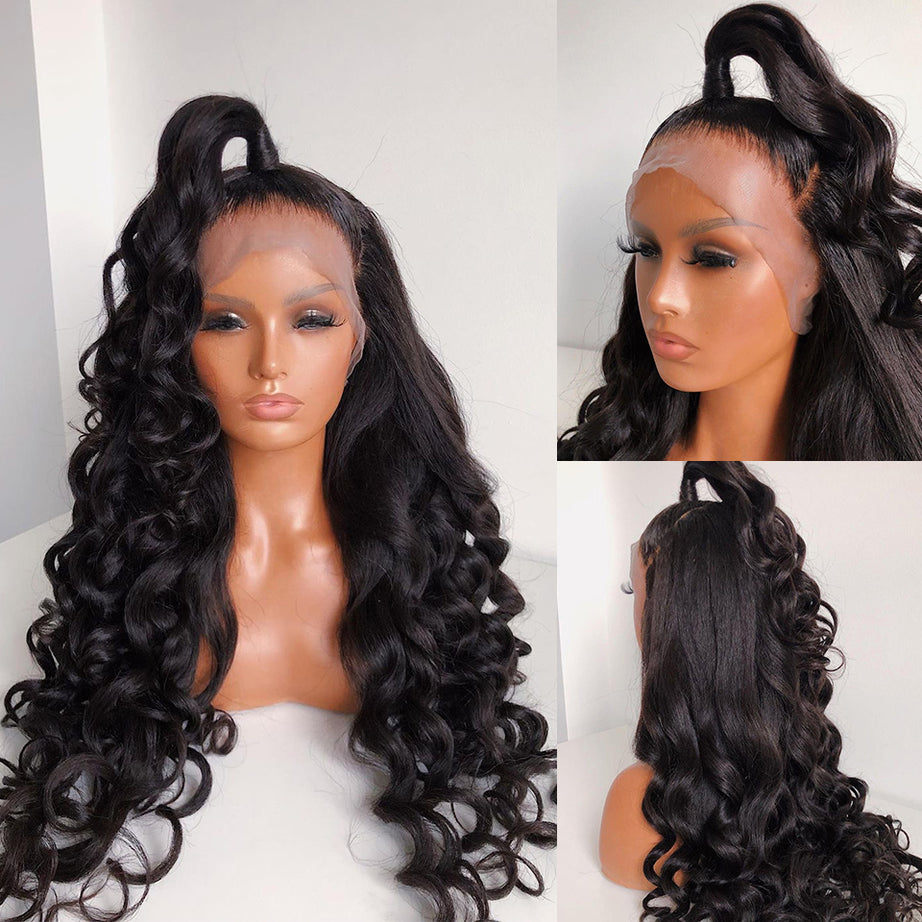 Body Wave Lace Front Wig Human Hair  Pre Plucked with Baby Hair Wigs with Frontal