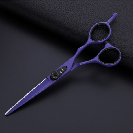 Professional Japan 440c 6 & 5.5 inch rainbow cut hair scissors set cutting shears thinning barber scissor hairdressing scissors