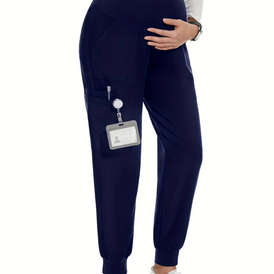 Women's Maternity Pants, Over The Belly Workwear Maternity Jogger Pregnancy Sweatpants