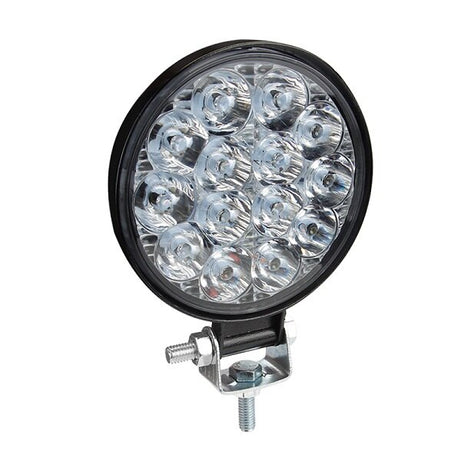 OKEEN 9LED 27W 16LED 48W 12V 24V Car LED Spotlight Square Round Auto Truck Off Road Spot Light