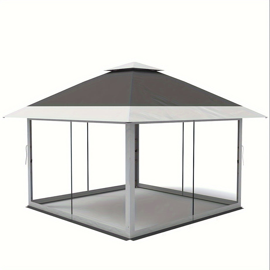 Pop Up Gazebo Outdoor Canopy Shelter with Mosquito Netting 4 Stanbags Instant Gazebo Tent for Lawn, Garden, Backyard, Deck